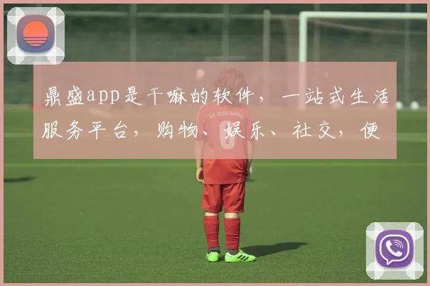 鼎盛app是干嘛的软件，一站式生活服务平台，购物、娱乐、社交，便捷生活必备